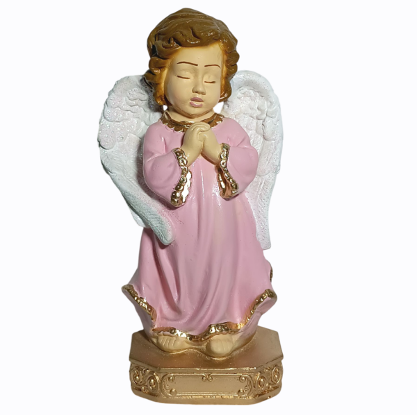 Anjo da Guarda Infantil 20cm Gesso Premium Pintado - Image 8