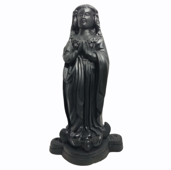 Nossa Senhora Aparecida Fac-Símile 30cm Gesso Premium Pintado - Image 2