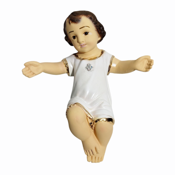 Menino Jesus 20cm Gesso Premium Pintado