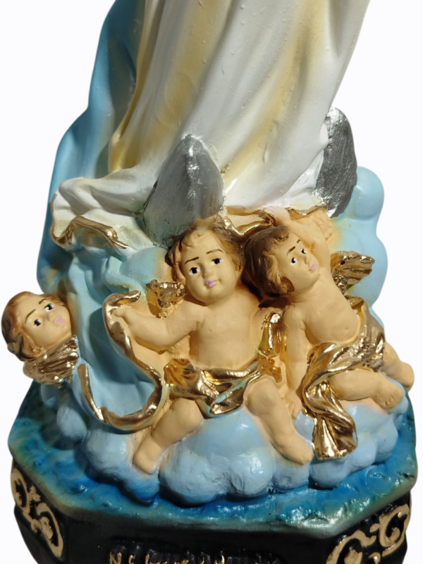 Nossa Senhora da Imaculada Conceição 30cm Gesso Premium Pintado - Image 3