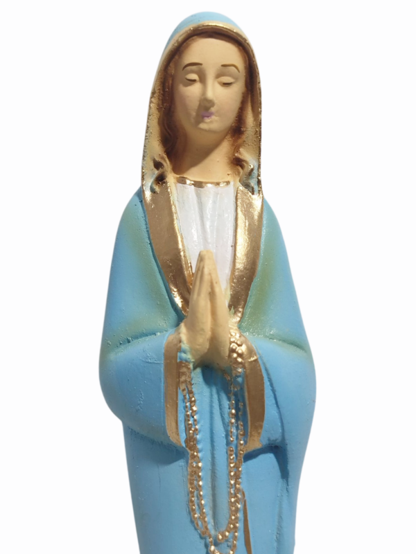 Nossa Senhora do Silêncio 20cm Gesso Premium Pintado - Image 2