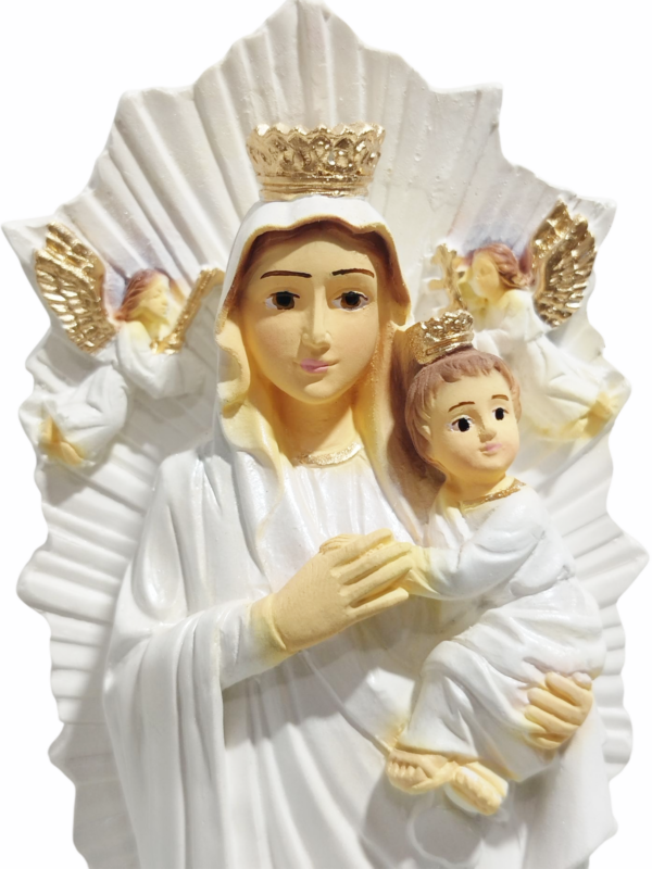 Nossa Senhora do Perpétuo Socorro 20cm Gesso Premium Pintado - Image 5