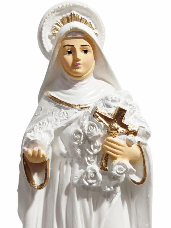 Santa Terezinha 20cm Gesso Premium Pintado - Image 5