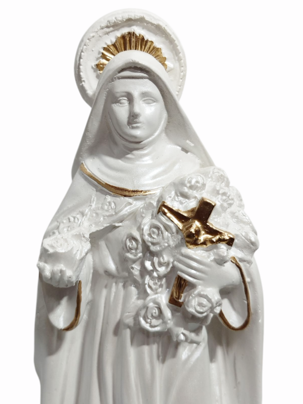 Santa Terezinha 20cm Gesso Premium Pintado - Image 8