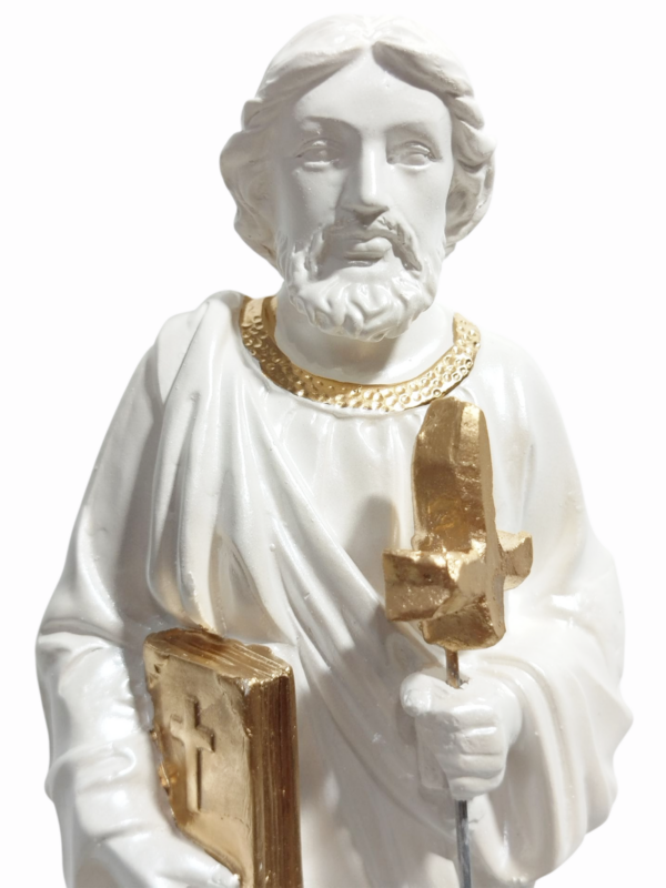 São Judas Tadeu 20cm Gesso Premium Pintado - Image 5
