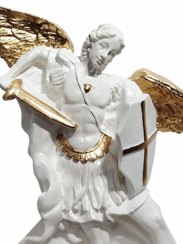São Miguel Arcanjo 20cm Gesso Premium Pintado - Image 8