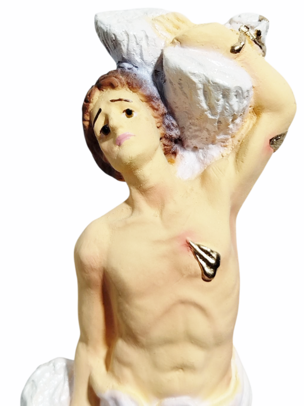 São Sebastião 20cm Gesso Premium Pintado - Image 5