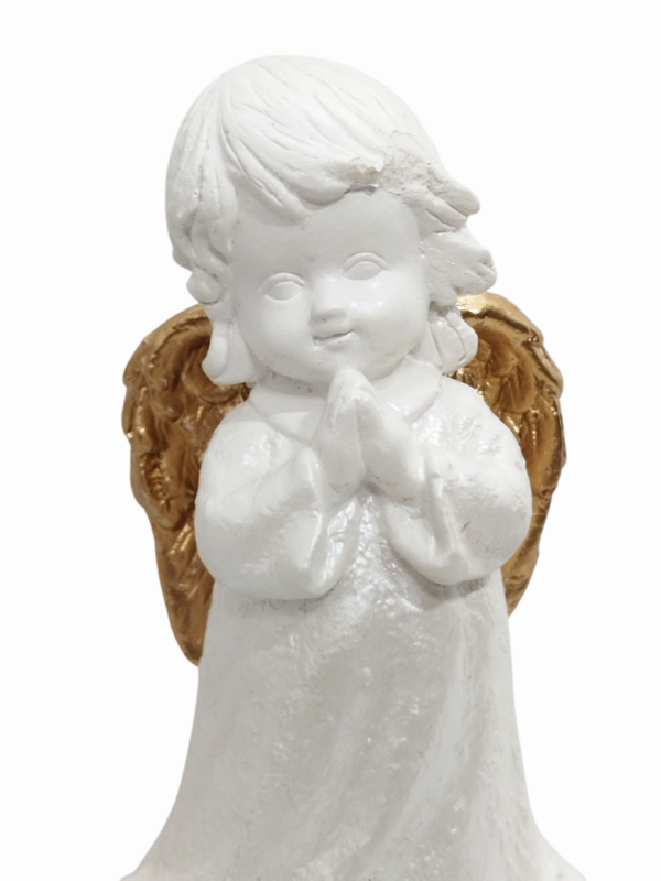 Anjo da Guarda Infantil 15cm Gesso Premium Pintado - Image 9