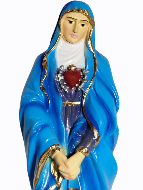 Nossa Senhora das Dores 20cm Gesso Premium Pintado - Image 2