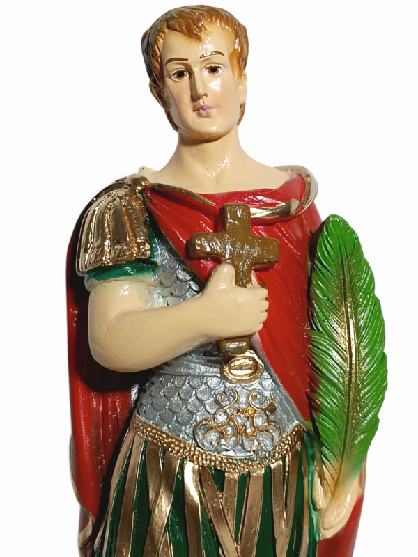 Santo Expedito 20cm Gesso Premium Pintado - Image 2