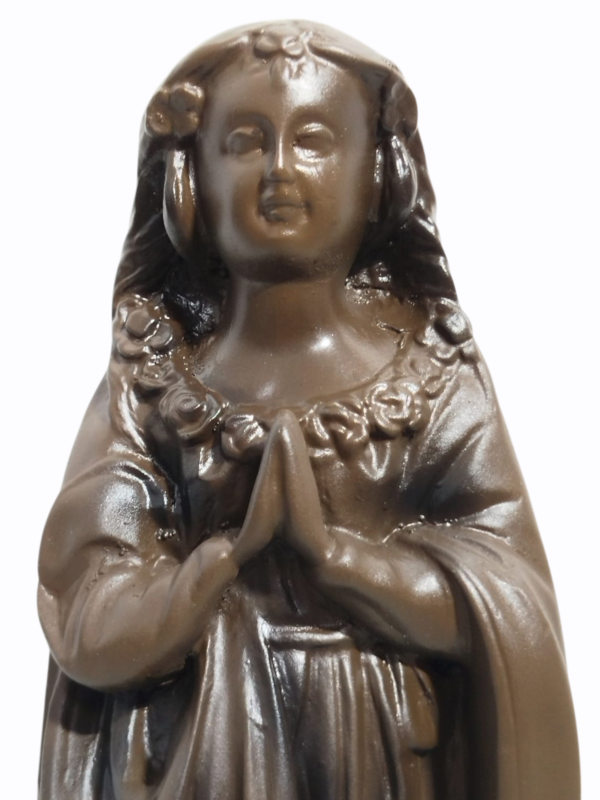 Nossa Senhora Aparecida Fac-Símile 25cm Gesso Premium Pintado - Image 12