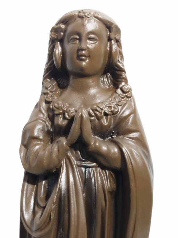 Nossa Senhora Aparecida Fac-Símile 30cm Gesso Premium Pintado - Image 12