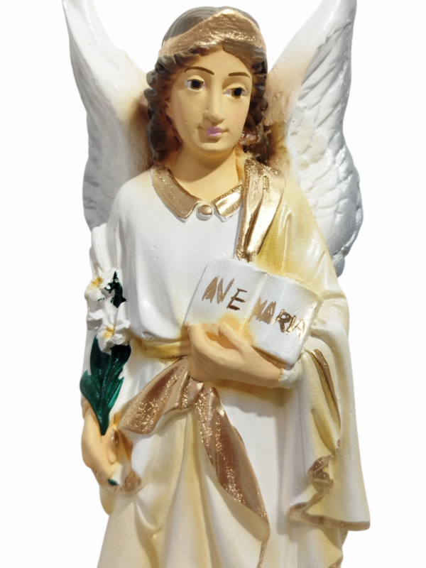 São Gabriel Arcanjo 20cm Gesso Premium Pintado - Image 2