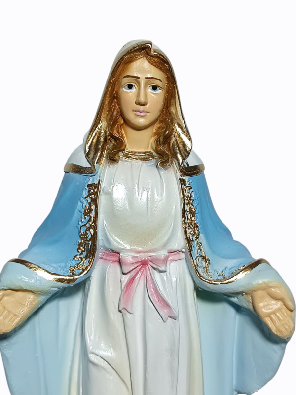 Nossa Senhora Das Graças 20cm Gesso Premium Pintado - Image 2