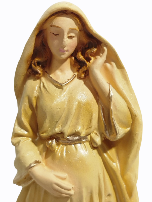 Nossa Senhora Grávida 15cm Gesso Premium Pintado - Image 2