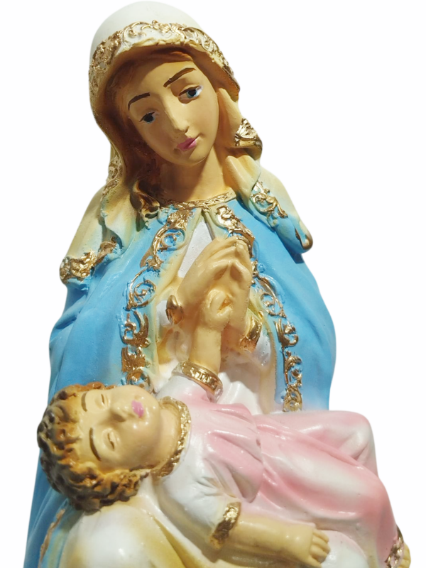 Nossa Senhora da Divina Providência 20cm Gesso Premium Pintado - Image 2