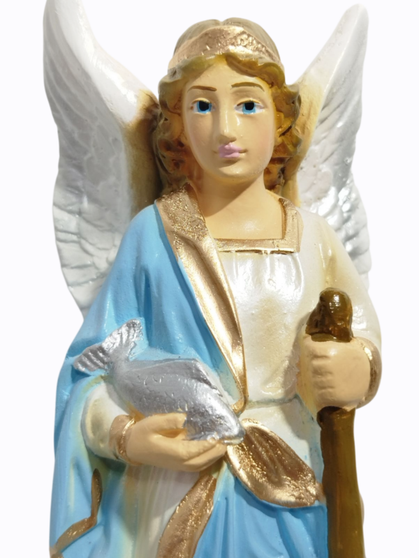 São Rafael Arcanjo 20cm Gesso Premium Pintado - Image 2