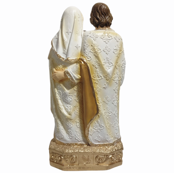 Sagrada Família Tradicional 20cm Gesso Premium Pintado - Image 4