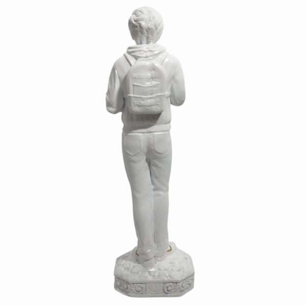 Beato Carlo Acutis 20cm Gesso Premium Pintado - Image 10