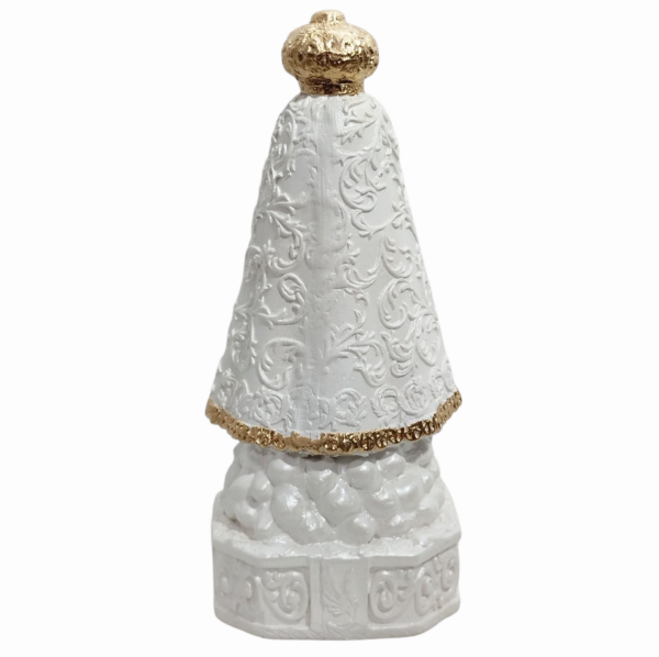 Nossa Senhora Aparecida Baby 15cm Gesso Premium Pintado - Image 6