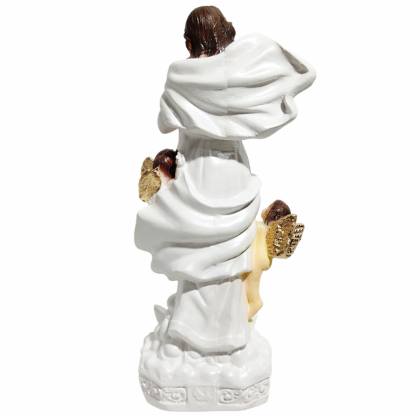 Nossa Senhora Desatadora dos Nós 20cm Gesso Premium Pintado - Image 6