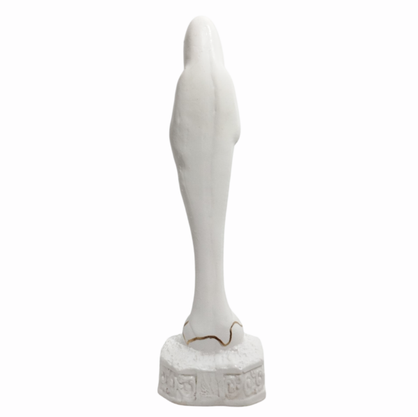 Nossa Senhora do Silêncio 20cm Gesso Premium Pintado - Image 6