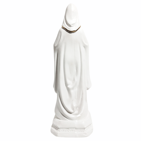 Nossa Senhora Grávida Com Divino 20cm Gesso Premium Pintado - Image 10