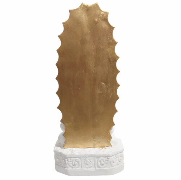 Nossa Senhora Guadalupe 20cm Gesso Premium Pintado - Image 9