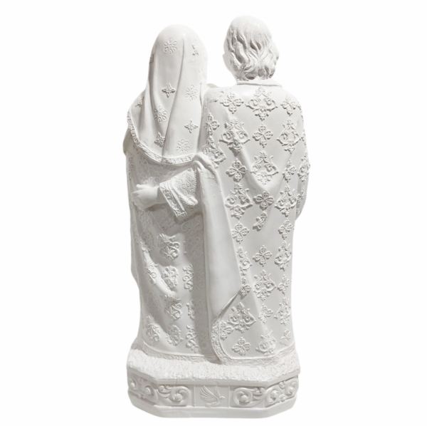 Sagrada Família Tradicional 20cm Gesso Premium Pintado - Image 10