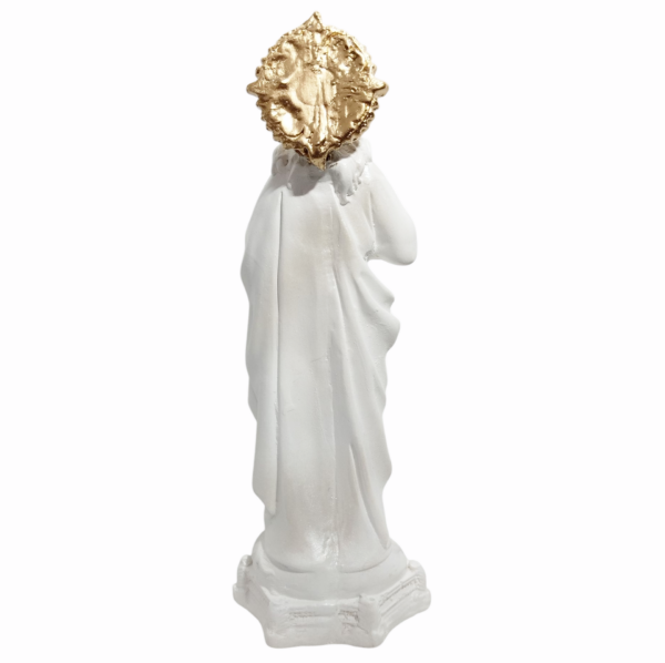 Sagrado Coração de Jesus 20cm Gesso Premium Pintado - Image 9
