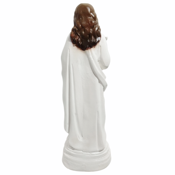 Santa Luzia 20cm Gesso Premium Pintando - Image 6