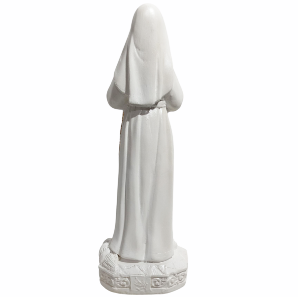 Santa Rita de Cássia 20cm Gesso Premium Pintado - Image 6