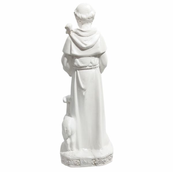 São Francisco de Assis 20cm Gesso Premium Pintado - Image 9