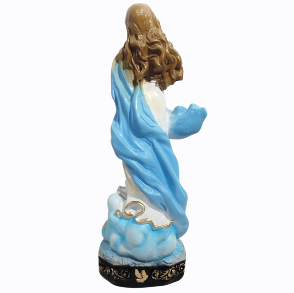 Nossa Senhora da Imaculada Conceição 20cm Gesso Premium Pintado - Image 4