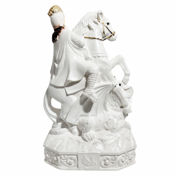 São Jorge Guerreiro 20cm Gesso Premium Pintado - Image 6