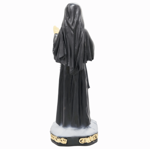 Santa Faustina 20cm Gesso Premium Pintado - Image 3