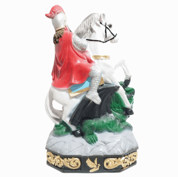 São Jorge Guerreiro 20cm Gesso Premium Pintado - Image 3