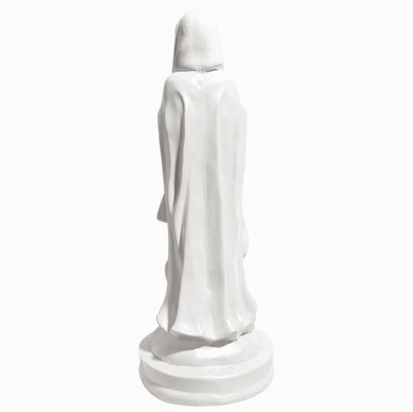 Nossa Senhora Rosa Mística 20cm Gesso Premium Pintado - Image 3