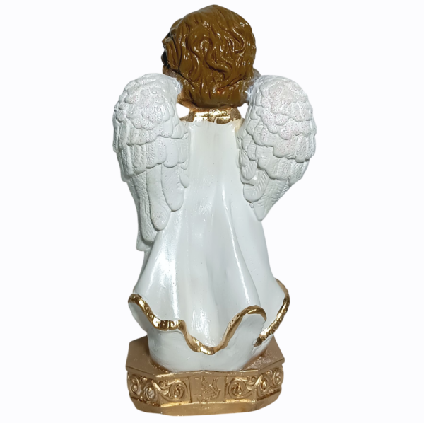 Anjo da Guarda Infantil 20cm Gesso Premium Pintado - Image 7