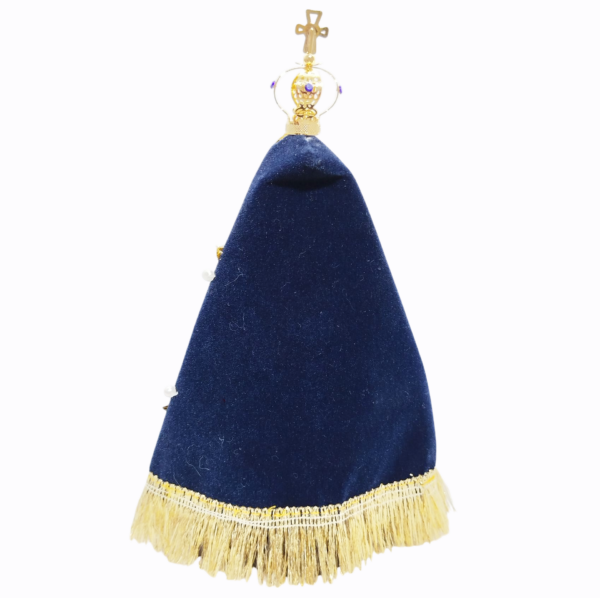 Nossa Senhora Aparecida Fac-Símile 15cm Gesso Premium Pintado - Image 19