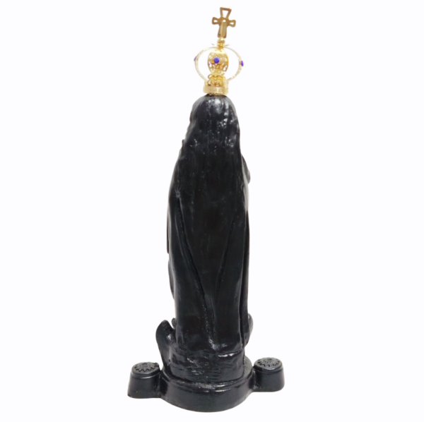 Nossa Senhora Aparecida Fac-Símile 15cm Gesso Premium Pintado - Image 7