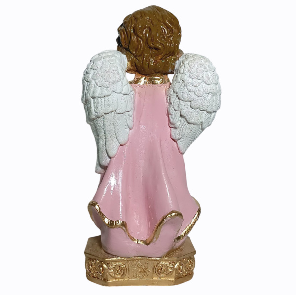 Anjo da Guarda Infantil 20cm Gesso Premium Pintado - Image 10