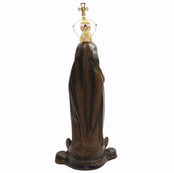 Nossa Senhora Aparecida Fac-Símile 25cm Gesso Premium Pintado - Image 16