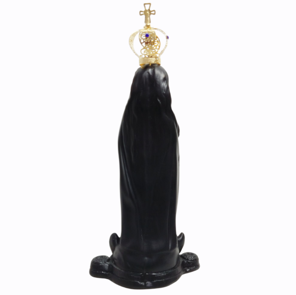 Nossa Senhora Aparecida Fac-Símile 25cm Gesso Premium Pintado - Image 7