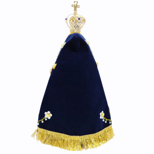 Nossa Senhora Aparecida Fac-Símile 25cm Gesso Premium Pintado - Image 10