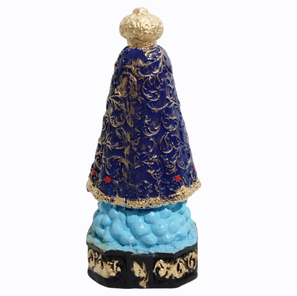Nossa Senhora Aparecida Baby 15cm Gesso Premium Pintado - Image 3