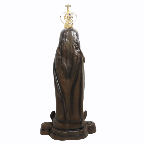 Nossa Senhora Aparecida Fac-Símile 30cm Gesso Premium Pintado - Image 16
