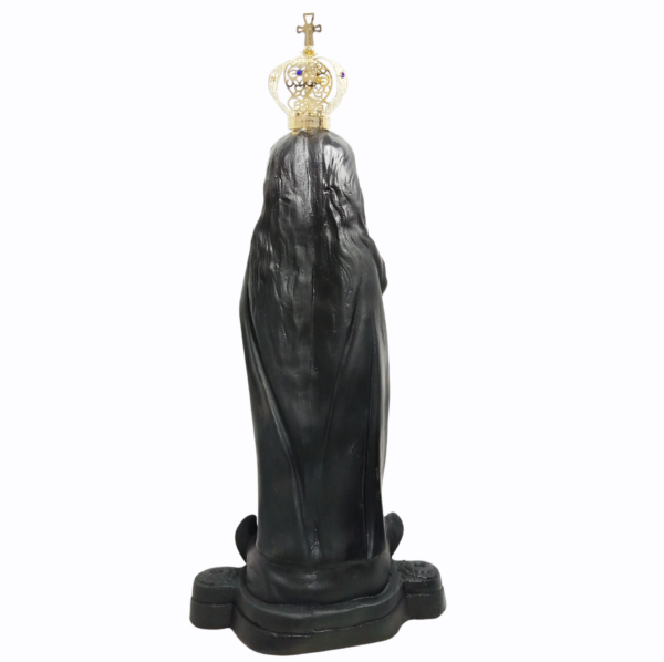 Nossa Senhora Aparecida Fac-Símile 30cm Gesso Premium Pintado - Image 7