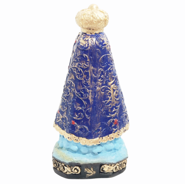 Nossa Senhora Aparecida Baby 20cm Gesso Premium Pintado - Image 3