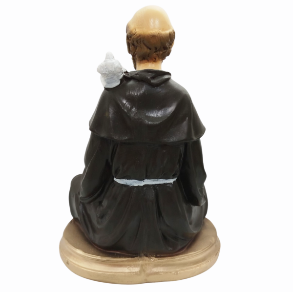 São Francisco Meditando 20cm Gesso Premium Pintado - Image 3